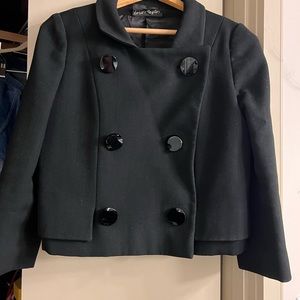 Lord and Taylor cropped wool coat